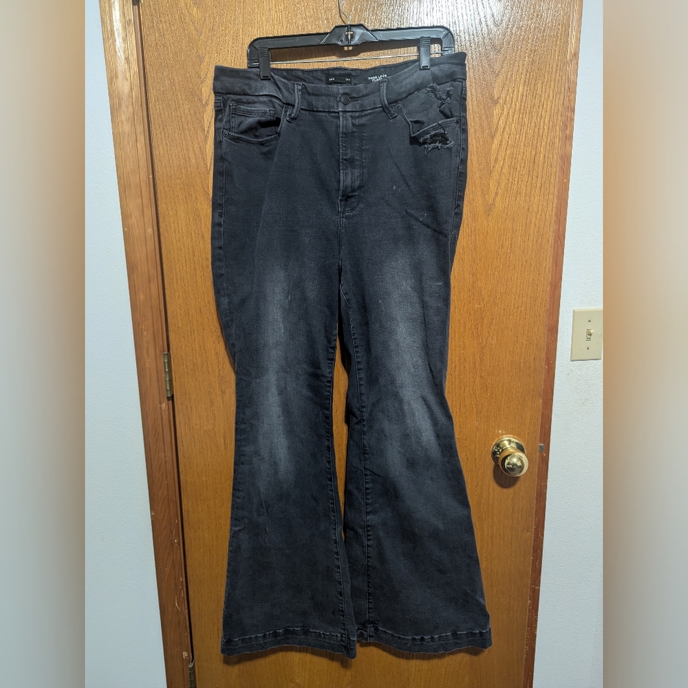 Good American Dark Flare Jeans